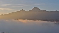 Archiv Foto Webcam Faaker See, Blickrichtung Mittagskogel 06:00