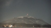 Archived image Webcam Faaker See lake and Villacher Alpe 23:00