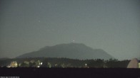 Archived image Webcam Faaker See lake and Villacher Alpe 23:00