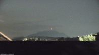 Archived image Webcam Faaker See lake and Villacher Alpe 23:00