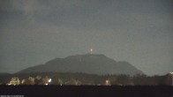 Archived image Webcam Faaker See lake and Villacher Alpe 21:00