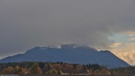 Archived image Webcam Faaker See lake and Villacher Alpe 13:00