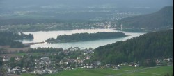 Archiv Foto Webcam Faakersee südlich von Villach 21:00
