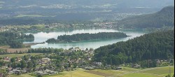 Archiv Foto Webcam Faakersee südlich von Villach 09:00