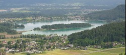 Archiv Foto Webcam Faakersee südlich von Villach 11:00