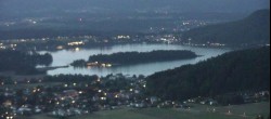 Archiv Foto Webcam Faakersee südlich von Villach 23:00