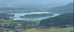 Archiv Foto Webcam Faakersee südlich von Villach 09:00