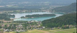 Archiv Foto Webcam Faakersee südlich von Villach 13:00