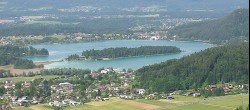 Archiv Foto Webcam Faakersee südlich von Villach 15:00