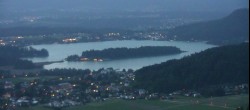 Archiv Foto Webcam Faakersee südlich von Villach 23:00