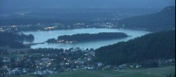Archiv Foto Webcam Faakersee südlich von Villach 23:00