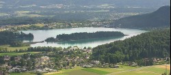 Archiv Foto Webcam Faakersee südlich von Villach 09:00