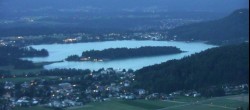 Archiv Foto Webcam Faakersee südlich von Villach 23:00