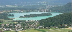 Archiv Foto Webcam Faakersee südlich von Villach 13:00