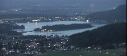 Archiv Foto Webcam Faakersee südlich von Villach 23:00