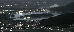 Archiv Foto Webcam Faakersee südlich von Villach 23:00