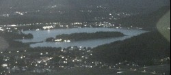 Archiv Foto Webcam Faakersee südlich von Villach 23:00