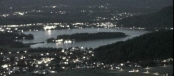 Archiv Foto Webcam Faakersee südlich von Villach 23:00