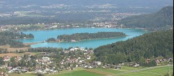 Archiv Foto Webcam Faakersee südlich von Villach 13:00