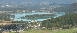 Archiv Foto Webcam Faakersee südlich von Villach 13:00