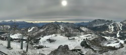 Archiv Foto Webcam Nassfeld: Panoramablick vom Gartnerkofel 13:00