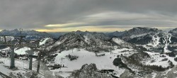 Archiv Foto Webcam Nassfeld: Panoramablick vom Gartnerkofel 09:00