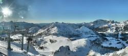 Archiv Foto Webcam Nassfeld: Panoramablick vom Gartnerkofel 09:00