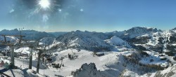 Archiv Foto Webcam Nassfeld: Panoramablick vom Gartnerkofel 11:00