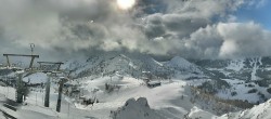 Archiv Foto Webcam Nassfeld: Panoramablick vom Gartnerkofel 13:00