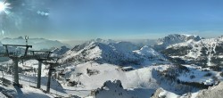 Archiv Foto Webcam Nassfeld: Panoramablick vom Gartnerkofel 09:00