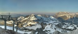 Archiv Foto Webcam Nassfeld: Panoramablick vom Gartnerkofel 07:00