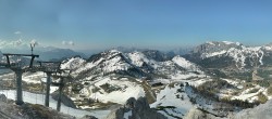 Archiv Foto Webcam Nassfeld: Panoramablick vom Gartnerkofel 09:00