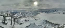 Archiv Foto Webcam Nassfeld: Panoramablick vom Gartnerkofel 13:00