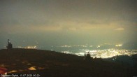 Archiv Foto Webcam Gipfel der Gerlitzen (Kärnten) 23:00
