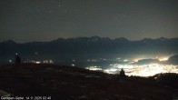 Archiv Foto Webcam Gipfel der Gerlitzen (Kärnten) 02:00