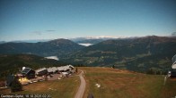 Archiv Foto Webcam Gerlitzen Gipfel: Bergstation 8er Carving Jet 01:00