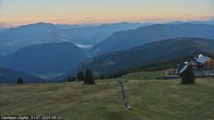 Archiv Foto Webcam Gerlitzen-Gipfel - Alpengasthof 05:00