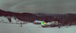 Archived image Webcam Middle station Kanzelhöhe, skiresort Gerlitzen 06:00