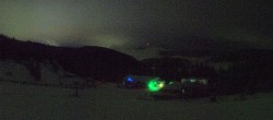 Archived image Webcam Middle station Kanzelhöhe, skiresort Gerlitzen 03:00