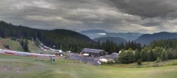 Archived image Webcam Middle station Kanzelhöhe, skiresort Gerlitzen 05:00