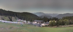 Archived image Webcam Middle station Kanzelhöhe, skiresort Gerlitzen 05:00