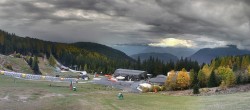 Archived image Webcam Middle station Kanzelhöhe, skiresort Gerlitzen 13:00