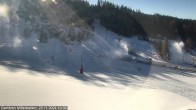 Archiv Foto Webcam Kanzelhöhe: Schirmbar und Sonnenarena 09:00