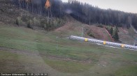 Archiv Foto Webcam Kanzelhöhe: Schirmbar und Sonnenarena 05:00