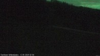 Archiv Foto Webcam Kanzelhöhe: Schirmbar und Sonnenarena 01:00
