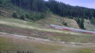 Archiv Foto Webcam Kanzelhöhe: Schirmbar und Sonnenarena 09:00