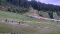 Archiv Foto Webcam Kanzelhöhe: Schirmbar und Sonnenarena 09:00