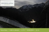 Archived image Webcam Gitsch mountain: Top station Schilling lift 01:00