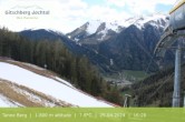 Archiv Foto Webcam Gitschberg Jochtal: Blick von der Bergstation Schilling 15:00