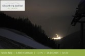 Archiv Foto Webcam Gitschberg Jochtal: Blick von der Bergstation Schilling 01:00
